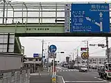 熊谷バイパスとの分岐埼玉県熊谷市高柳