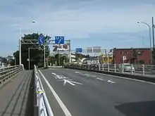 埼玉県新座市英インターチェンジ（2014年8月）