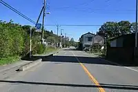 埼玉県比企郡小川町旧道上り方面（2012年11月）