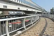 歩行距離は直線式と比べ若干長くなる