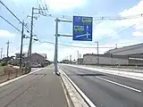 日高市森戸新田交差点付近