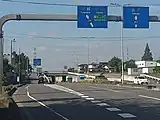 国道254号との交差埼玉県東松山市下野本付近