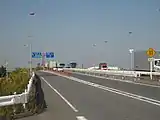 国道4号バイパス小山方面分岐付近（現在は4車線化されている）