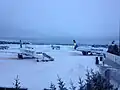 混雑するロヴァニエミ空港