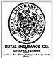 1857年にカナダで使用されたRoyalInsuranceのロゴ。