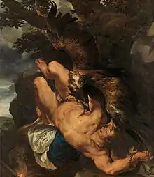 ルーベンス『つながれたプロメテウス』(1611-1612年)