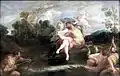 ピーテル・パウル・ルーベンス『ケンタウロスのネッソスによるデーイアネイラの誘拐』（1640年頃）ニーダーザクセン州立博物館（英語版）