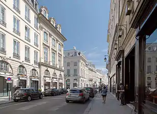 オテル・ド・ヴァンドーム界隈