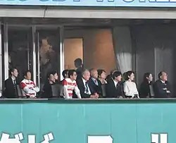 秋篠宮文仁親王が名誉総裁を務めたラグビーワールドカップ2019 開幕戦を観覧される (2019年9月20日撮影)