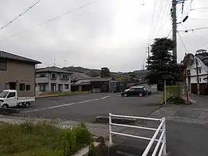 荒谷酒造場跡現在は今田酒造本店の駐車場