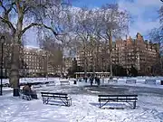 雪のラッセル・スクウェア
