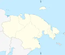 アイオン島の位置（チュクチ自治管区内）