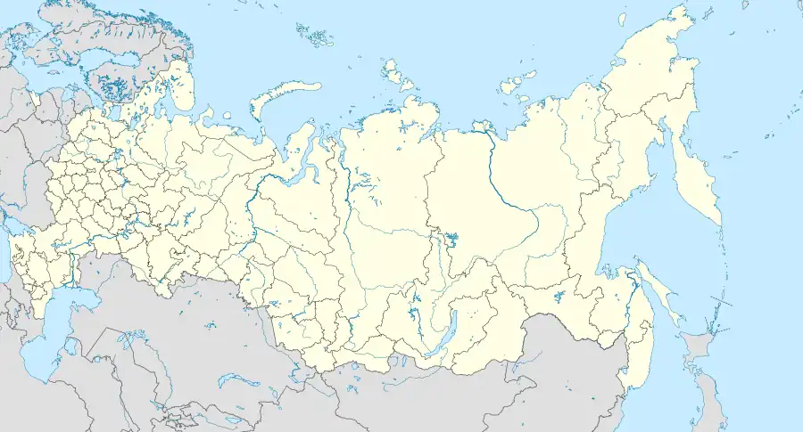 ペルミの位置(ロシア内)
