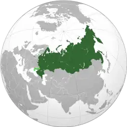 ロシアの位置
