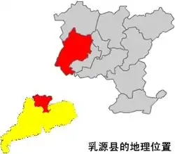 乳源県の位置