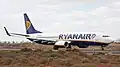 ライアンエアーのボーイング737-800