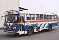 琉球バスの730車(日産ディーゼル車)。