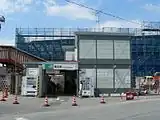 仮駅舎（2007年6月）