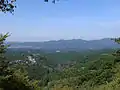 吉野山花矢倉付近より竜門山地を望む2010年9月撮影