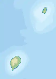 サントメの位置(サントメ・プリンシペ内)