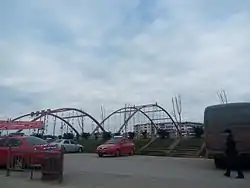 宜黄大橋の遠景