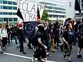 2005年9月 ワシントンD.C反戦集会でのブラック・ブロック