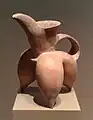 中原竜山文化 紀元前3000年頃 紅陶鬹（き） 山西省
