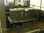 M29の車内に搭載されたSCR-508無線機（英語版）