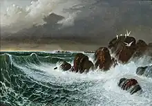 嵐の中のカモメ