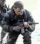 XM177を携行するNavy SEALsの隊員