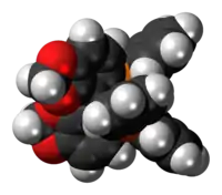 Space-filling model of the SEGPHOS molecule{{{画像alt1}}}
