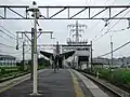 ホーム（駅舎改築前、2009年8月）