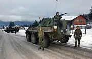 SFORのドイツ軍が使用するフクス