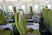 A330の機内