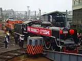 彰化扇形庫に到着したCT273（2010年2月）