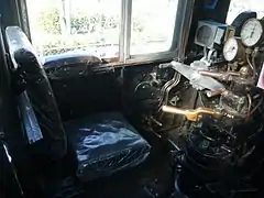 標準型D51の運転席