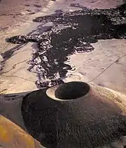 火山のスコリア丘