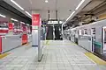 1・2番線ホーム(2022年12月)