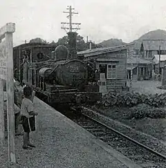 電化前の西幡豆駅