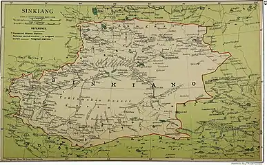 ラナク・ラを含む地図（1917年）