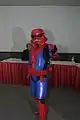 スパイダーマン風のストームトルーパーの仮装
