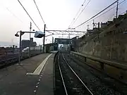 駅ホーム(2008年2月)