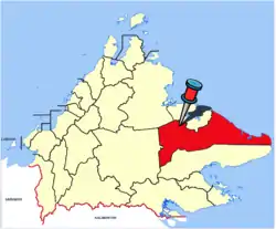 Location of キナバタンガン