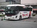 佐土原運送の宮崎⇔博多「トラポータ・ライン」用車両（自社運行・いすゞ・ガーラHD）