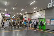 改札口（2021年10月）