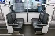 スコットランド製の本革シート