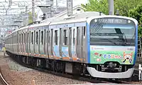 3代目そうにゃんトレイン（2016年5月3日、二俣川駅 - 鶴ヶ峰駅間）