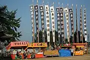 秋祭りの境内(2011年10月9日)
