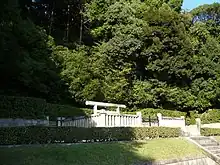 佐保山東陵の拝礼