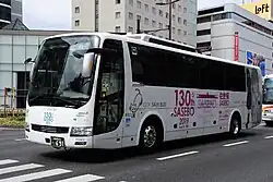 F649三菱ふそう・エアロエース130th SASEBO 2019(艦これラッピングバス)※2023年現在は波佐見町ラッピングへ変更